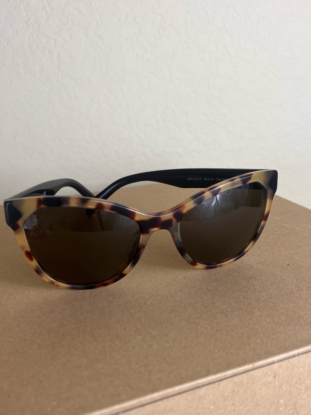 Prada Tortoiseshell / Tortoise Havana Cat-Eye Sunglasses